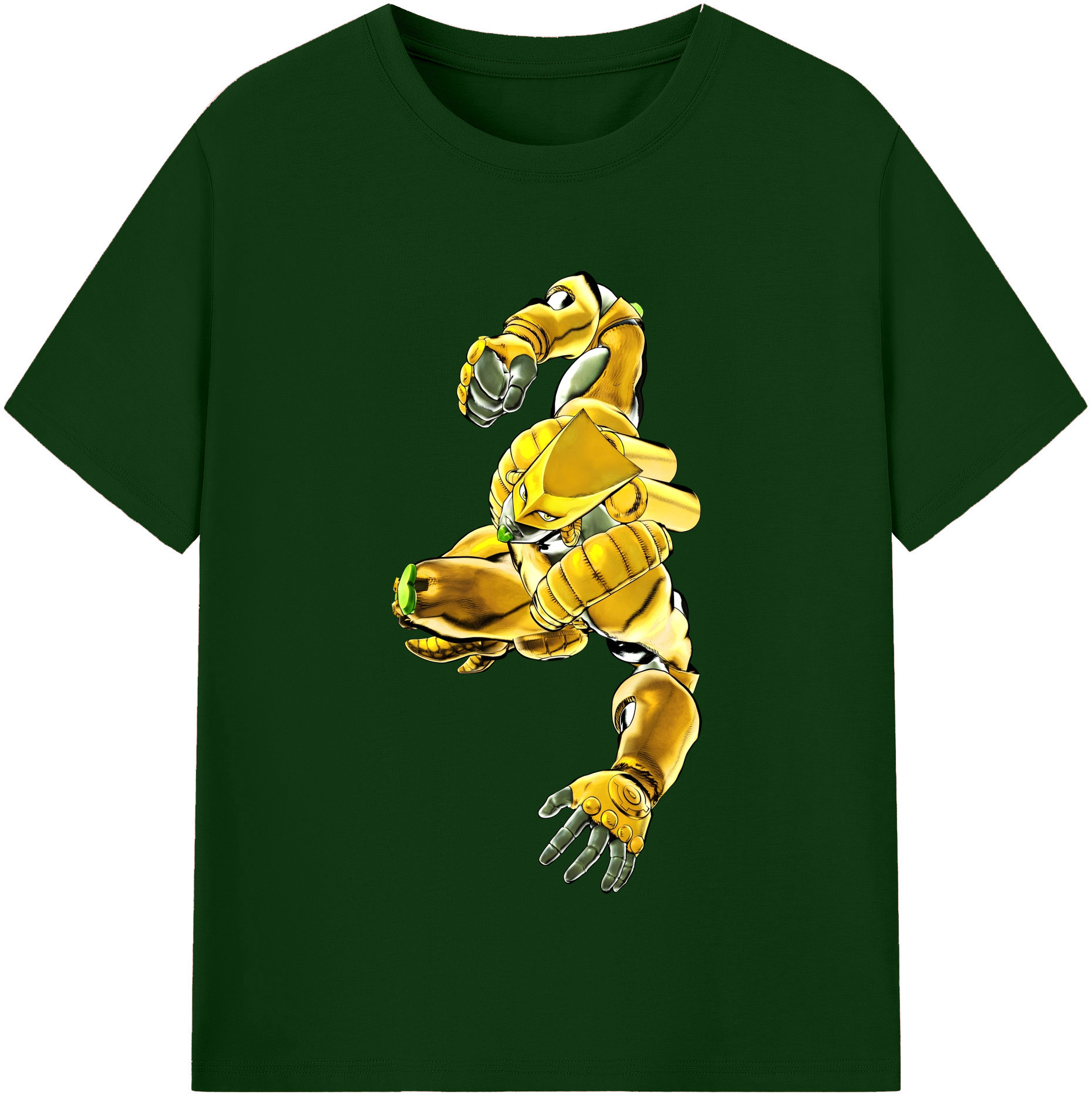 （画像用） ジョジョの奇妙な冒険 ディオ?ブランドー JoJo's Bizarre Adventure Dio Brando 綿100％半袖Tシャツ（フロントプリント）